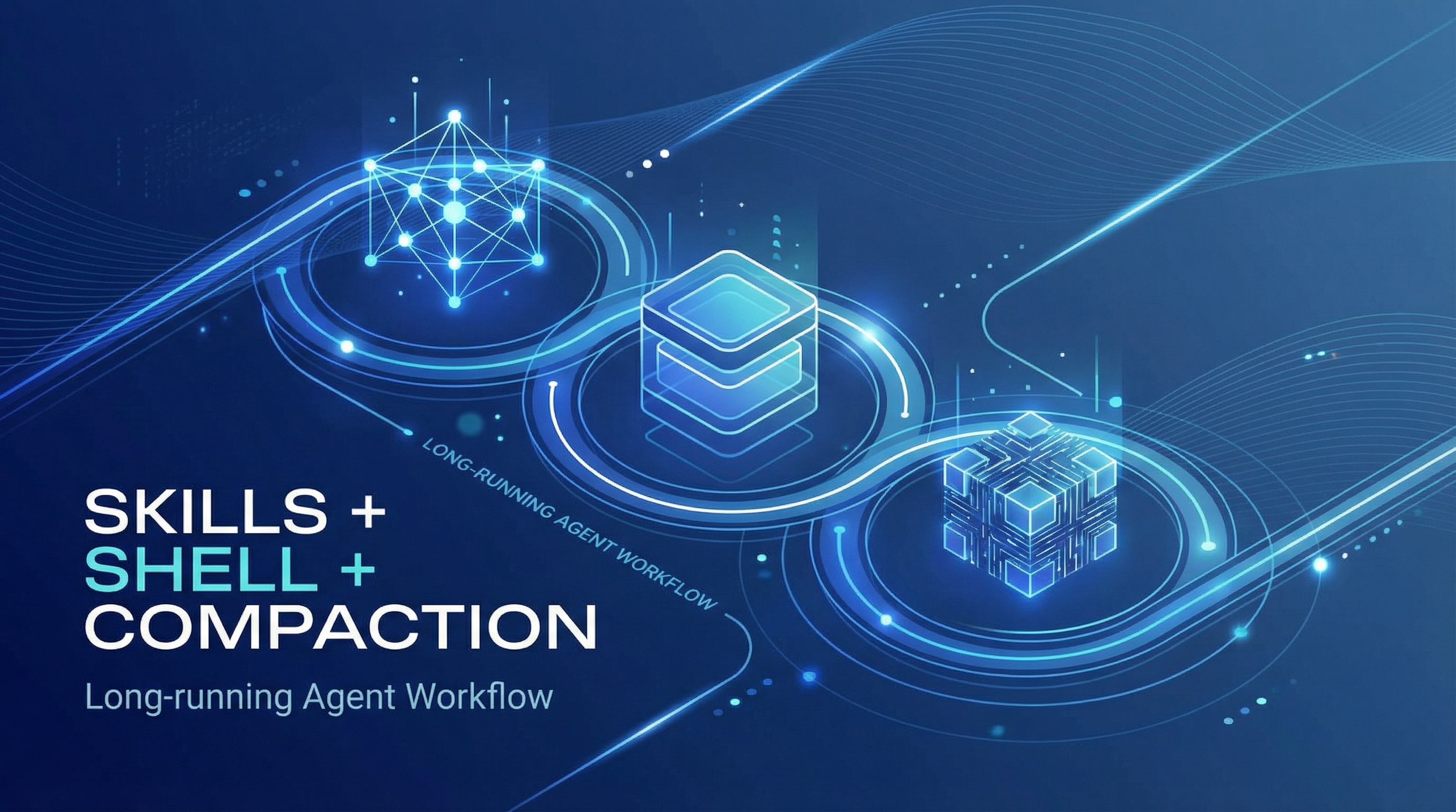 Shell + Skills + Compaction